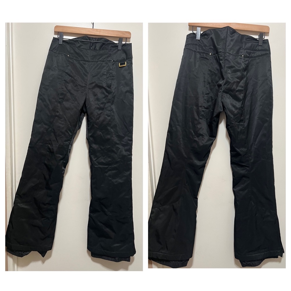 Metropolis Couloir Women’s Ski Pants Sz 6 Black front and leg zipper Embellished